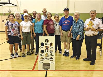 Bean bag baseball board